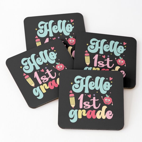 Item preview, Hello 1st Grade Happy First Day Of School designed and sold by eclecTEEq.