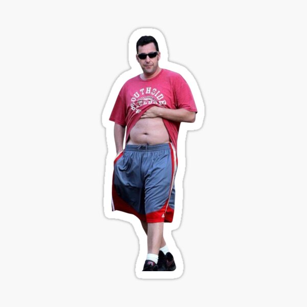 Vista previa del artículo con la obra «Adam Sandler Barriga», diseñado y vendido por ShelbyBriana.