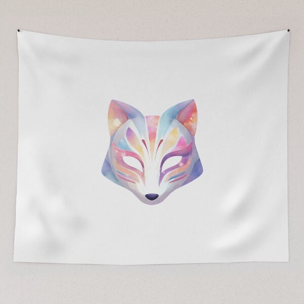 Item preview, Sweet Fox Mask - Transparent designed and sold by IssaraStudio.