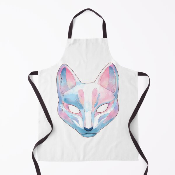 Item preview, Kawaii Kitsune Mask - White BG designed and sold by IssaraStudio.