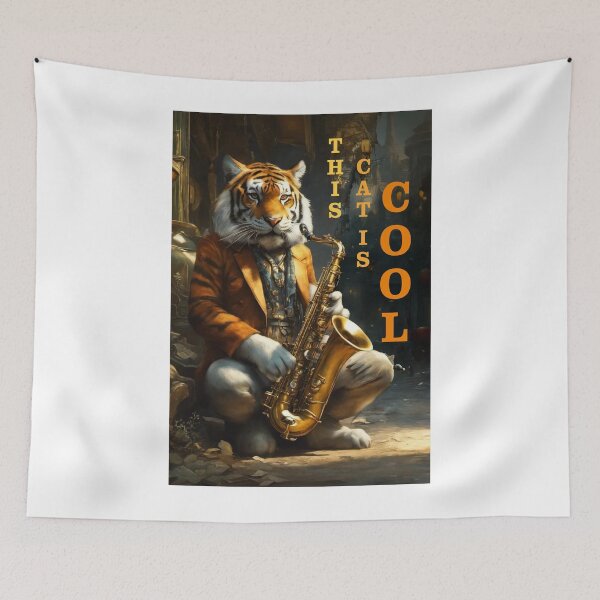 Item preview, THIS CAT IS COOL designed and sold by TIGERRIFIC.
