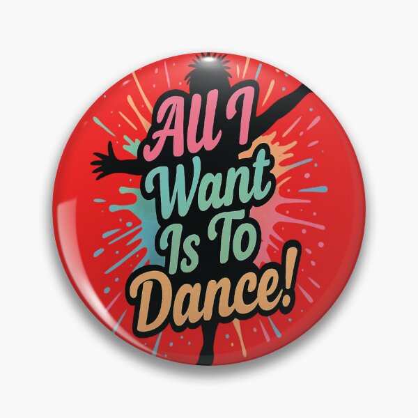 Item preview, All I Want Is To Dance! Quote T-Shirt designed and sold by Nubrixa-Studio.