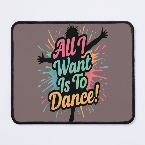 Item preview, All I Want Is To Dance! Quote T-Shirt designed and sold by Nubrixa-Studio.