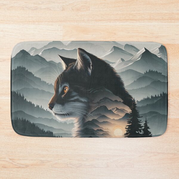 Item preview, Mountain Mist Feline Gaze designed and sold by ShadowAndSlate.