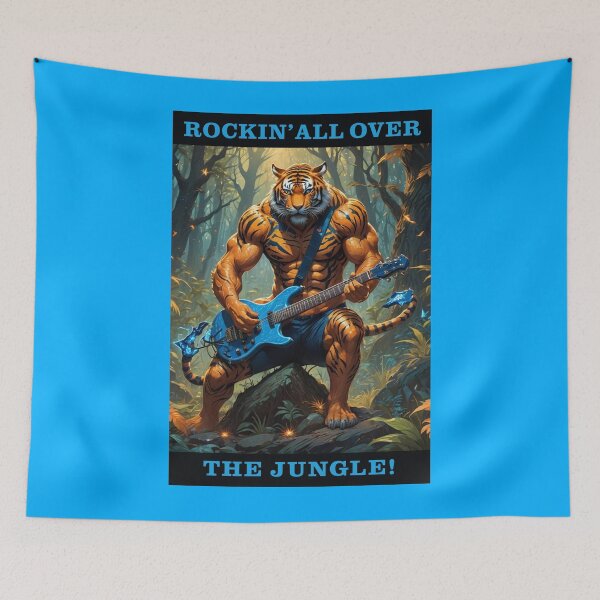 Item preview, ROCKIN' ALL OVER THE JUNGLE! designed and sold by TIGERRIFIC.