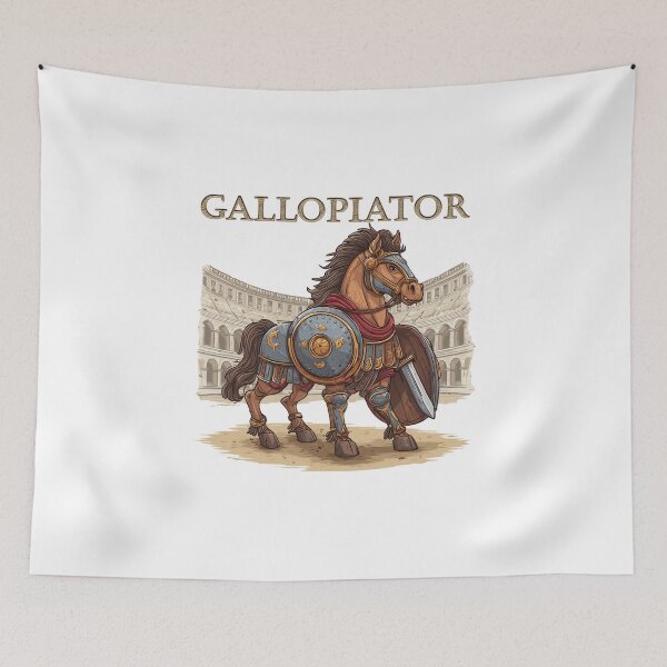 Item preview, Movie parody - Gallopiator designed and sold by hamishby.