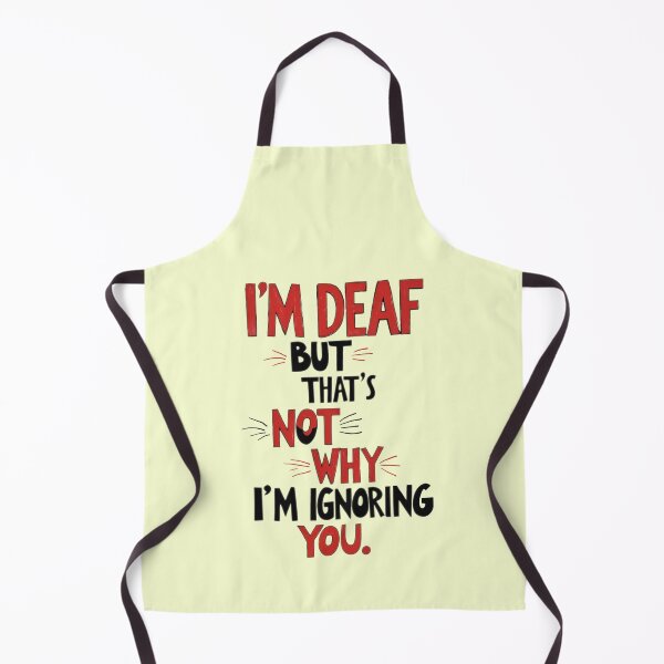 Item preview, Deaf Pride - Deafness awareness - hearing impaired humor designed and sold by MiowandMolly.