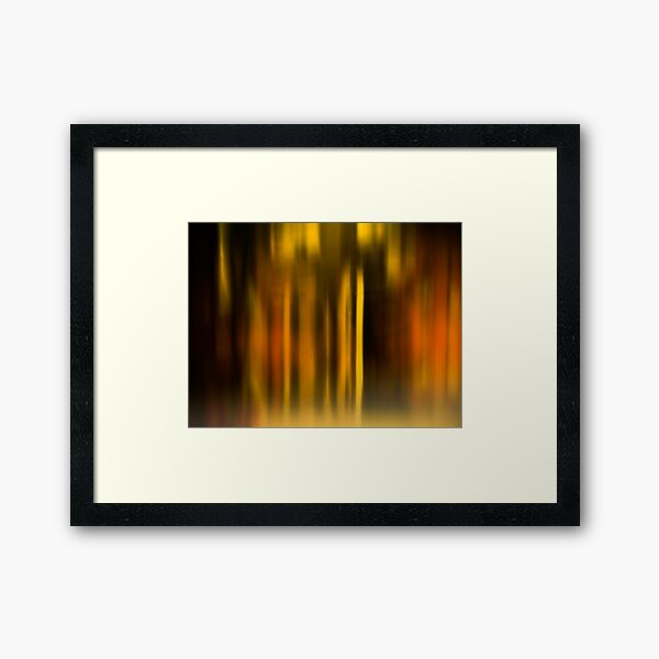 blurred landscape Framed Art Print