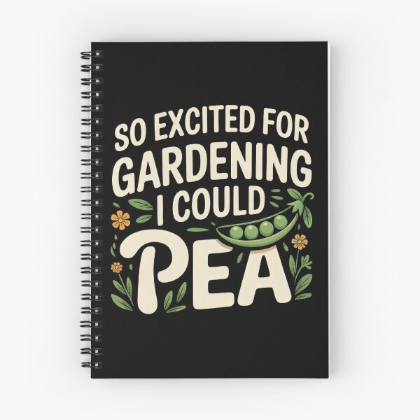 Item preview, Gardening Pun So Excited I Could Pea designed and sold by MadCatPrints.
