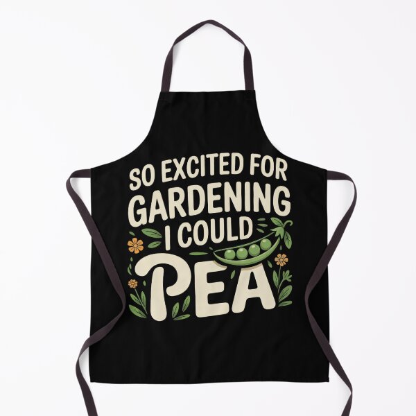Item preview, Gardening Pun So Excited I Could Pea designed and sold by MadCatPrints.