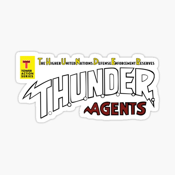 Item preview, Tower Comics Thunder Agents Logo designed and sold by VoglR.