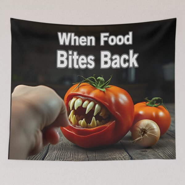 Item preview, When Food Bites Back designed and sold by Surreallytee.