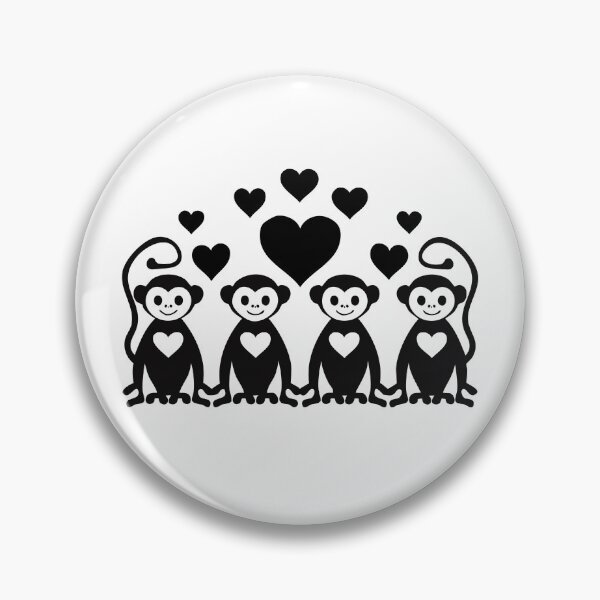 Item preview, Monkey Love Lineup designed and sold by ScribbL-ScrabbL.
