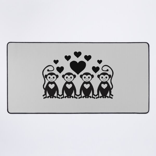 Item preview, Monkey Love Lineup designed and sold by ScribbL-ScrabbL.