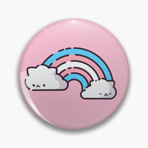 Item preview, Nube de Gatito Arcoíris: Orgullo Trans 2025 designed and sold by Kennergize.