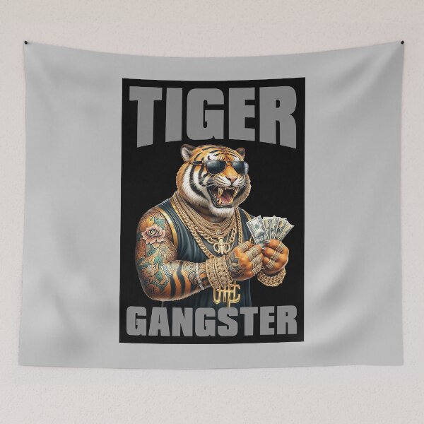 Item preview, TIGER GANGSTER designed and sold by TIGERRIFIC.