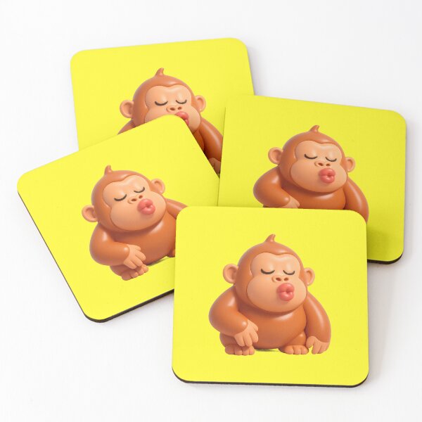 Item preview, funny orangutan kissing designed and sold by Mauswohn.