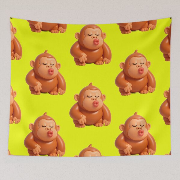 Item preview, funny orangutan kissing designed and sold by Mauswohn.
