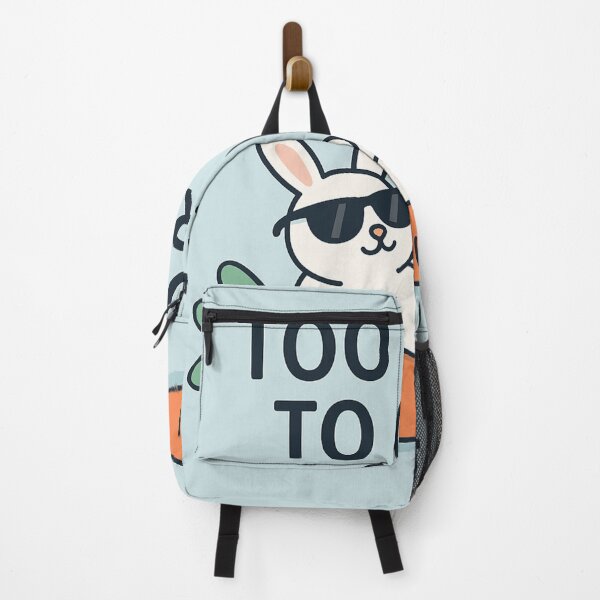 Item preview, Too Cool to Care – Chill Bunny on a Carrot designed and sold by Sara Raad.