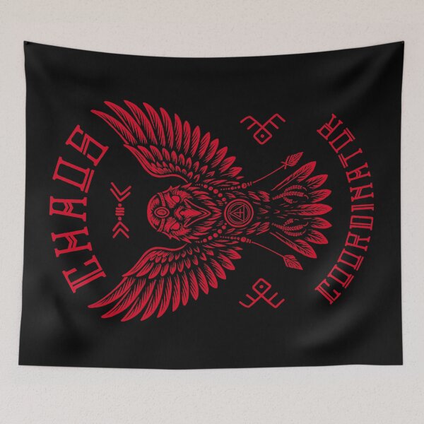 Item preview, Crimson Raven Chaos Coordinator  — Viking Rune Talisman designed and sold by SolaoLab.