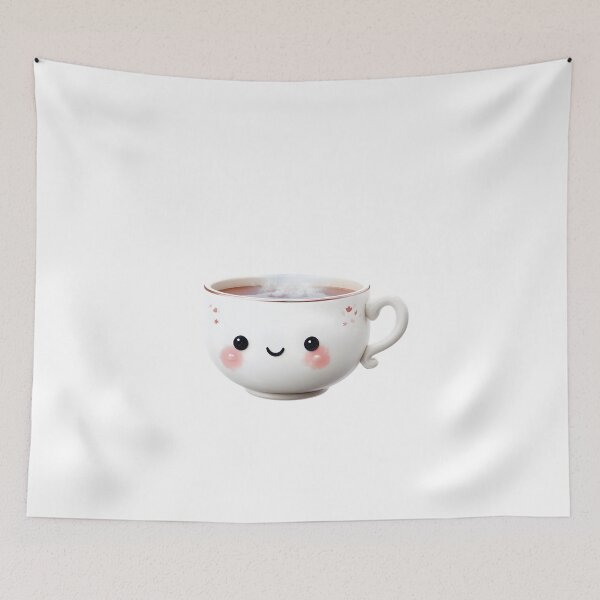 Item preview, Happy Tea Cup - Transparent designed and sold by IssaraStudio.
