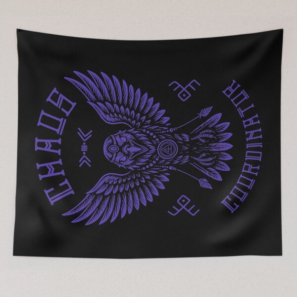 Item preview, Purple Raven Chaos Coordinator - Mystical Runic Talisman  designed and sold by SolaoLab.