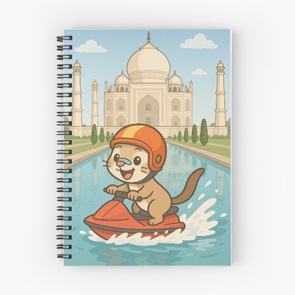 Item preview, Ferret Jet Skiing in India  designed and sold by HobbyTails.