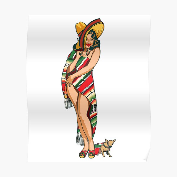 Pinup Mexicana Poster
