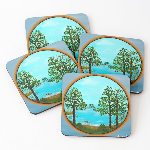 Item preview, Wild ducks in the pond designed and sold by SilvioJust.