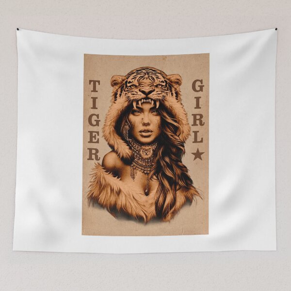 Item preview, TIGER GIRL designed and sold by TIGERRIFIC.