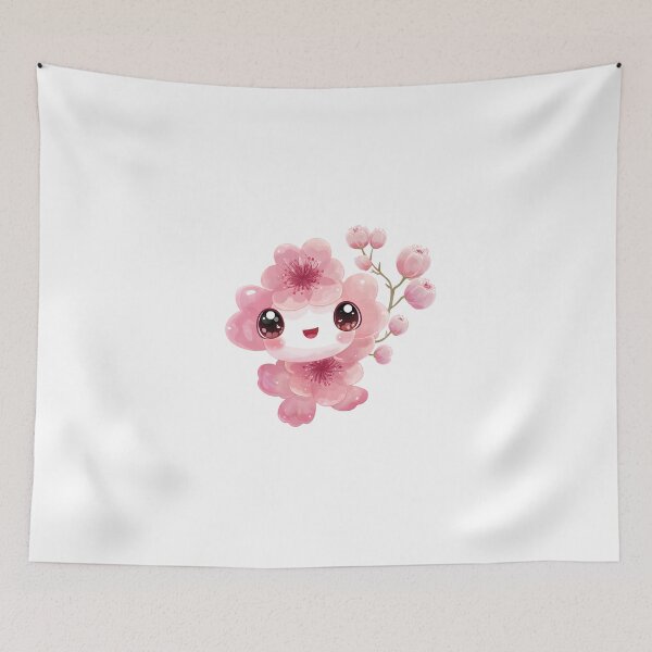 Item preview, Kawaii Spring Flower - White BG designed and sold by IssaraStudio.