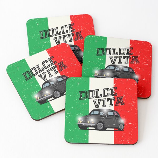 Item preview, Black Italian Fiat 500 small old car designed and sold by studio838.