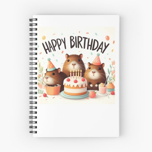 Item preview, Capy Birthday – Funny Capybara tro Birthday  designed and sold by EmeraldeaArt.