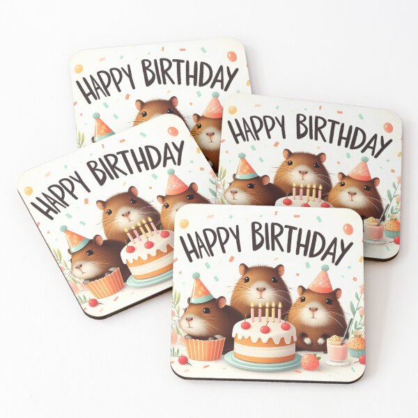 Item preview, Capy Birthday – Funny Capybara tro Birthday  designed and sold by EmeraldeaArt.