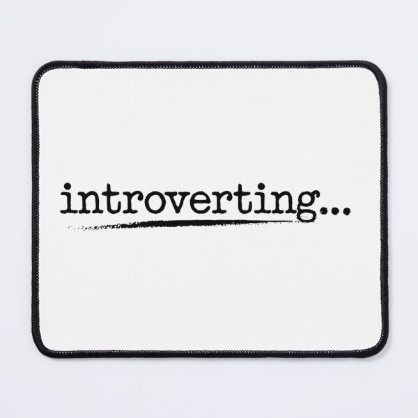 Item preview, Introverting in Progress – Minimal Quiet Time Mood designed and sold by Taans-Creation.