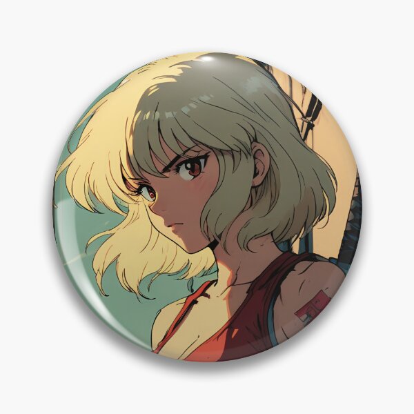 Item preview, blonde anime girl 2 designed and sold by BOZGO.