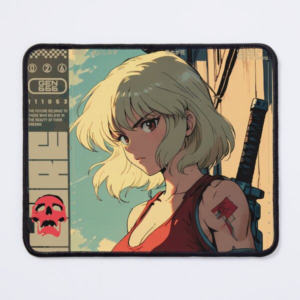 Item preview, blonde anime girl 2 designed and sold by BOZGO.