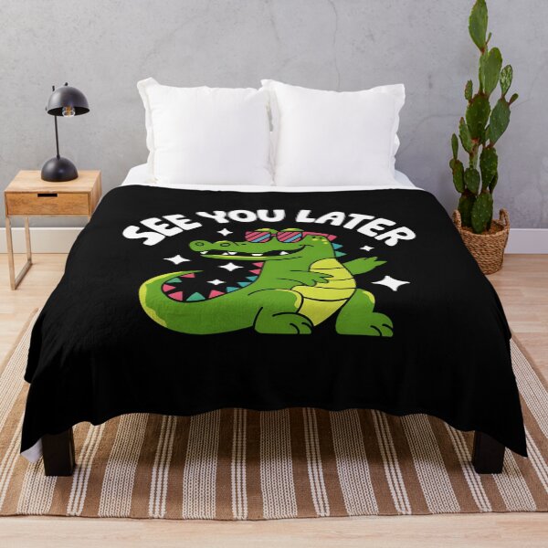 Item preview, Funny Crocodile Summer Vibes – Cute See You Later designed and sold by ViktoonShirts.