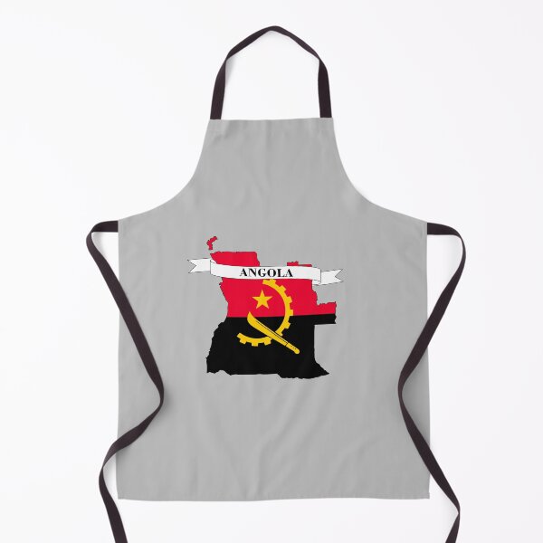 Item preview, Flag map of Angola designed and sold by visual adventures.