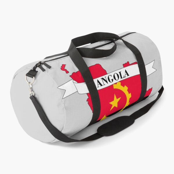 Item preview, Flag map of Angola designed and sold by visual adventures.