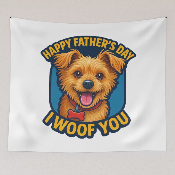 Item preview, Happy Father's Day. I Woof You designed and sold by DopamineBee.