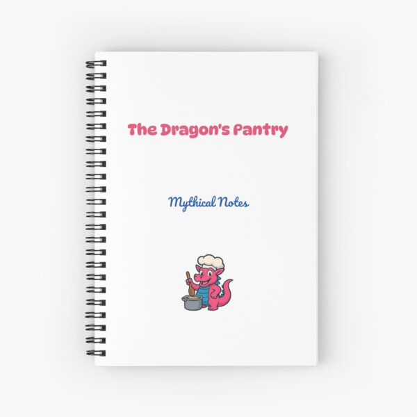 Magical Notes – Dragon Journal & Notebook Design Spiral Notebook