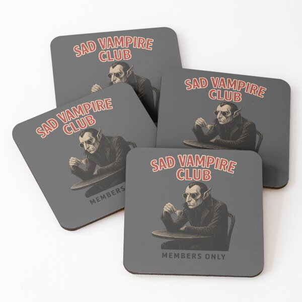 Item preview, Sad Vampire Club – Gothic Humour for the Eternally Tired Undead designed and sold by Shoot-The-Moon.