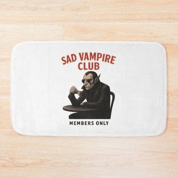 Item preview, Sad Vampire Club – Gothic Humour for the Eternally Tired Undead designed and sold by Shoot-The-Moon.