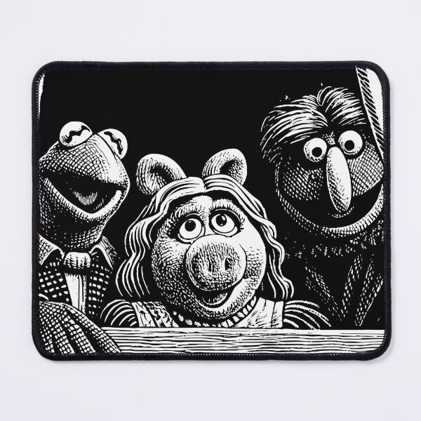 Item preview, Iconic Puppet Trio in Monochrome Style designed and sold by ART ATTACK ZONE.
