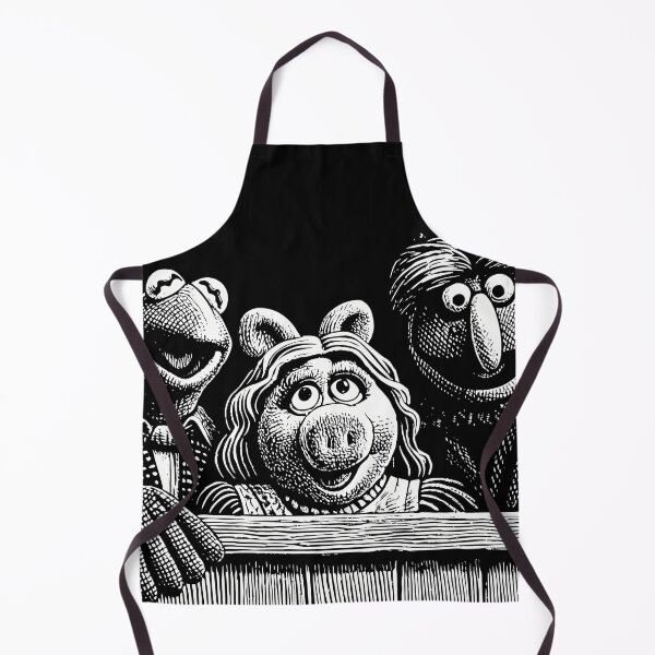 Item preview, Iconic Puppet Trio in Monochrome Style designed and sold by ART ATTACK ZONE.