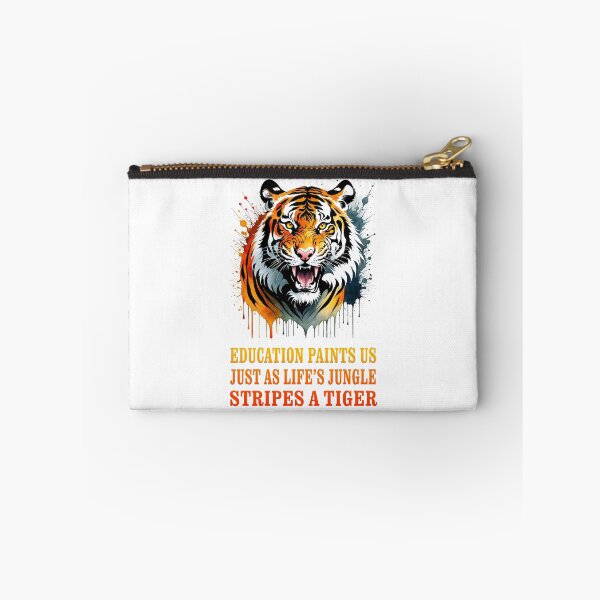 Item preview, EDUCATION PAINTS US (just as life's jungle stripes a tiger) designed and sold by TIGERRIFIC.