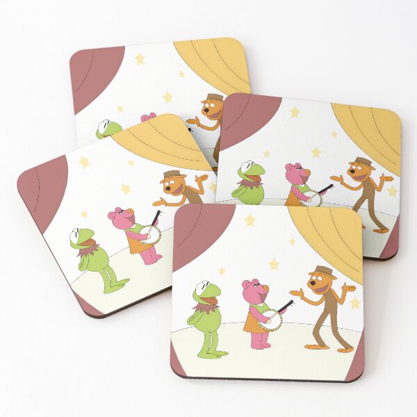 Item preview, Playful Puppets Performing on Stage designed and sold by ART ATTACK ZONE.
