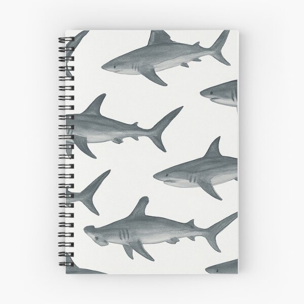 Item preview, Shark Drift – Monochrome Pattern designed and sold by Zenvo.