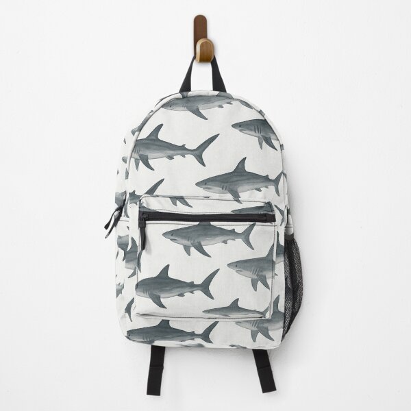 Item preview, Shark Drift – Monochrome Pattern designed and sold by Zenvo.